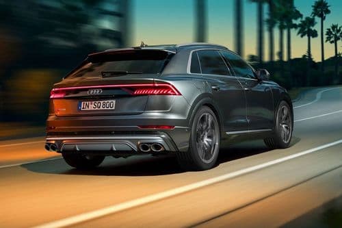 Audi SQ8 Rear Side View