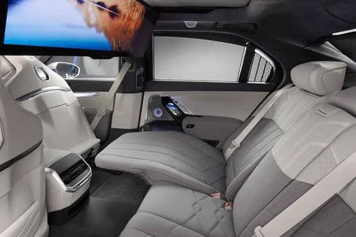 BMW 7 Series Rear Seat View
