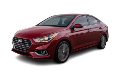 Hyundai Accent Left Side Front View