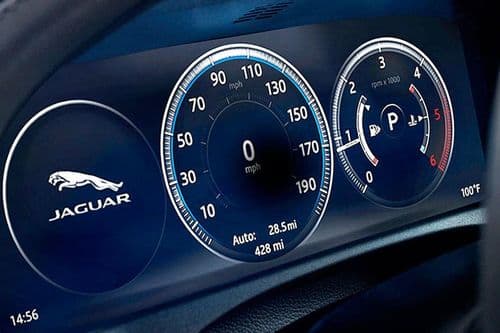 Jaguar XF Speedometer
