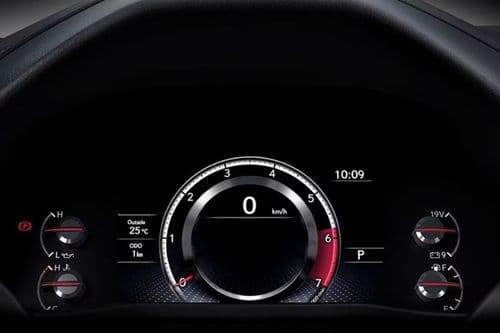 Lexus LX F Sport Meters