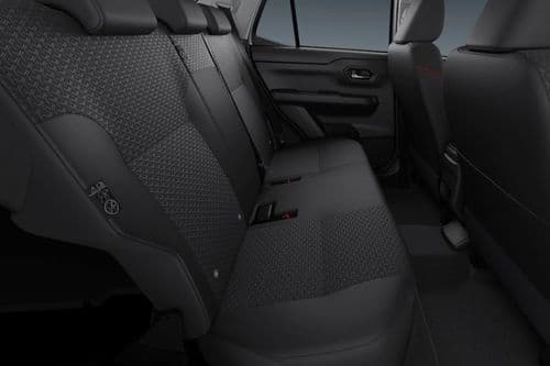 Toyota Raize 2024 Rear Seat View