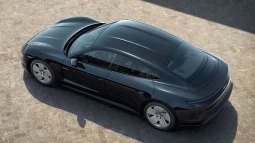 Porsche Taycan Top View