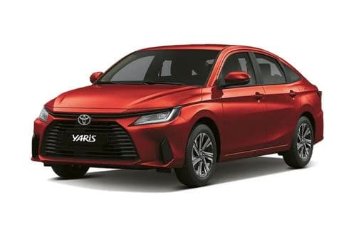 Toyota Yaris Sedan Left Side Front View