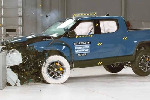 Rivian R1T Electric Truck Earns Top Safety Pick+ Award From IIHS