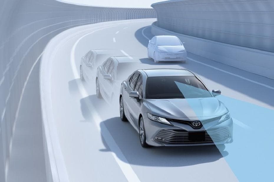 Equipped with Toyota Safety Sense (TSS)