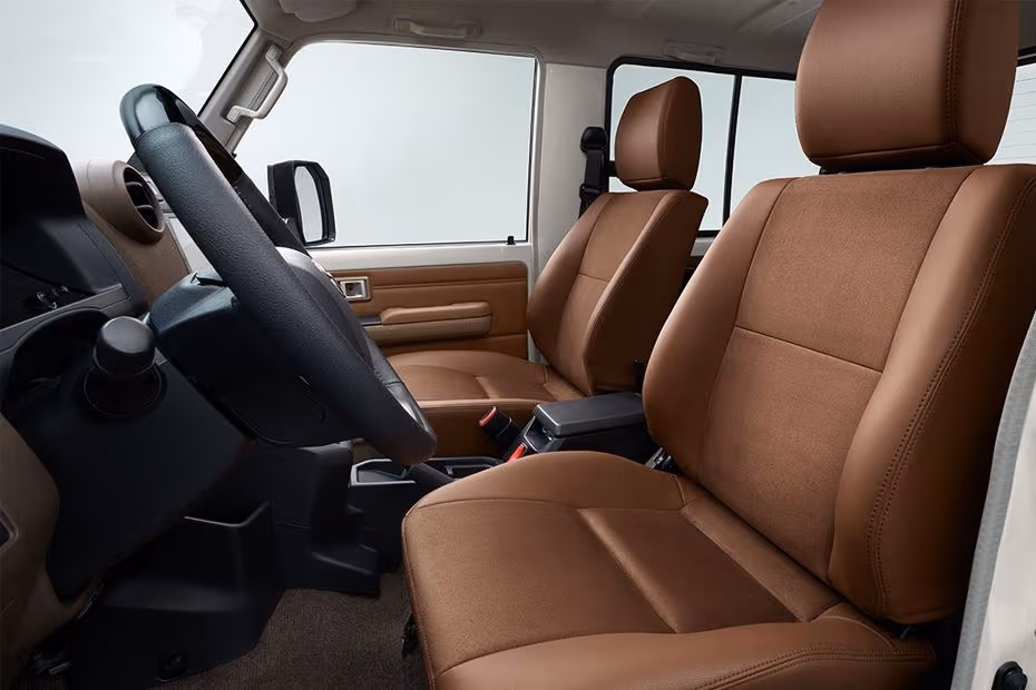 Toyota Land Cruiser 70 Front Interior Seating View