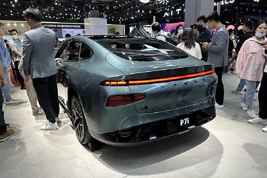 XPENG P7 Back Side View
