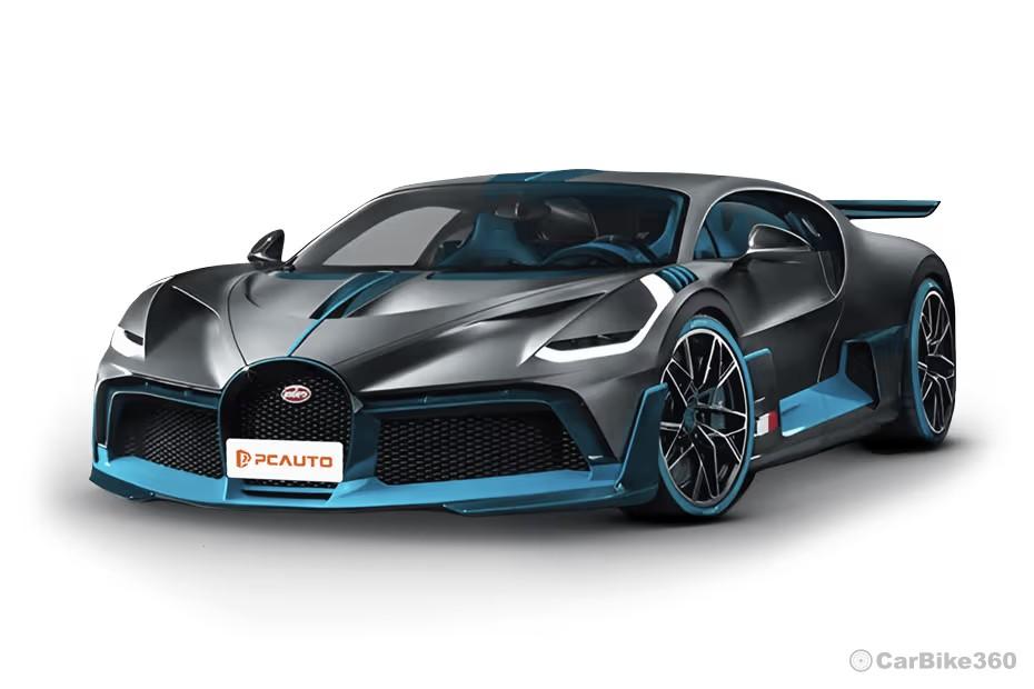 Bugatti Divo Sportscar Black Colour
