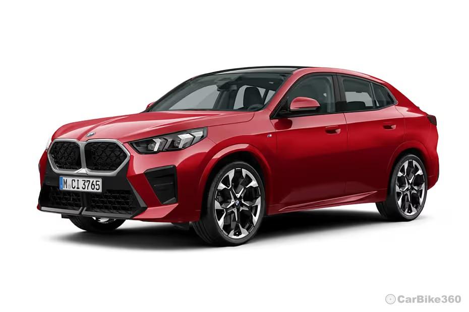 BMW X2 SUV Fire Red Colour