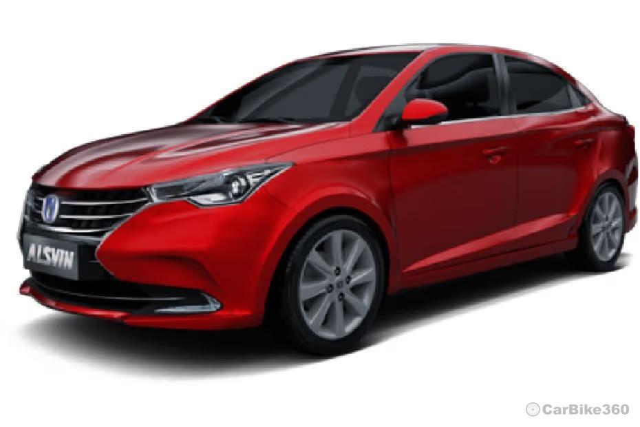 Changan Alsvin Sedan Red Colour