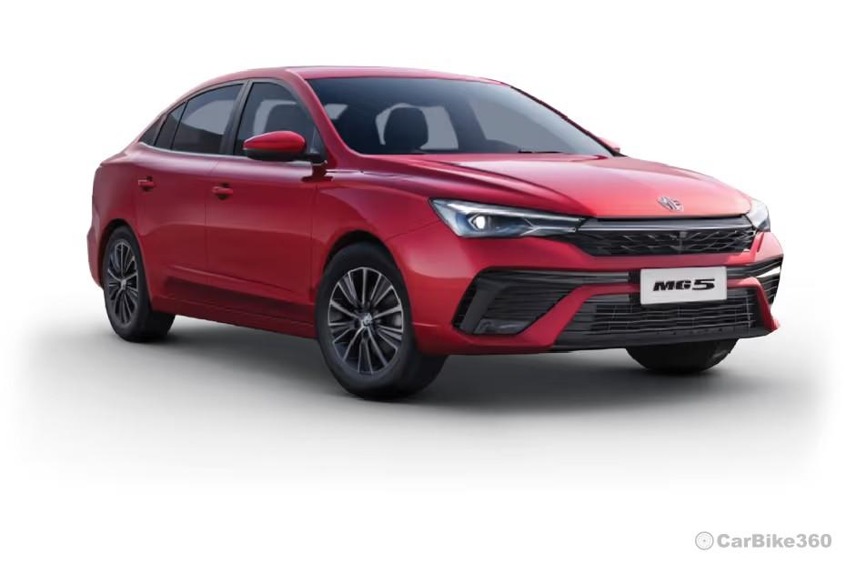 MG 5 Sedan 2025 Red Colour