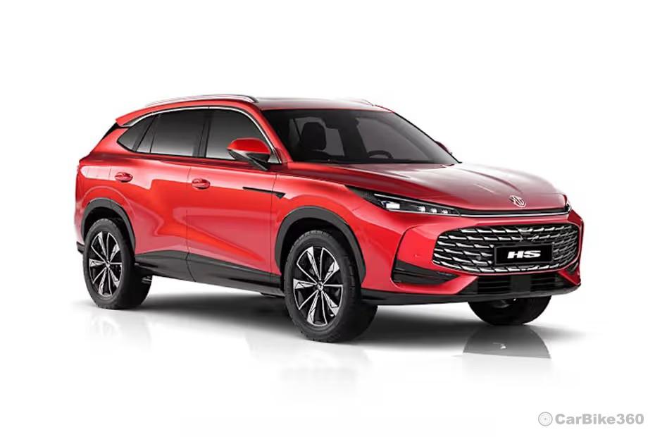 MG HS Hybrid 2025 SUV Red Colour