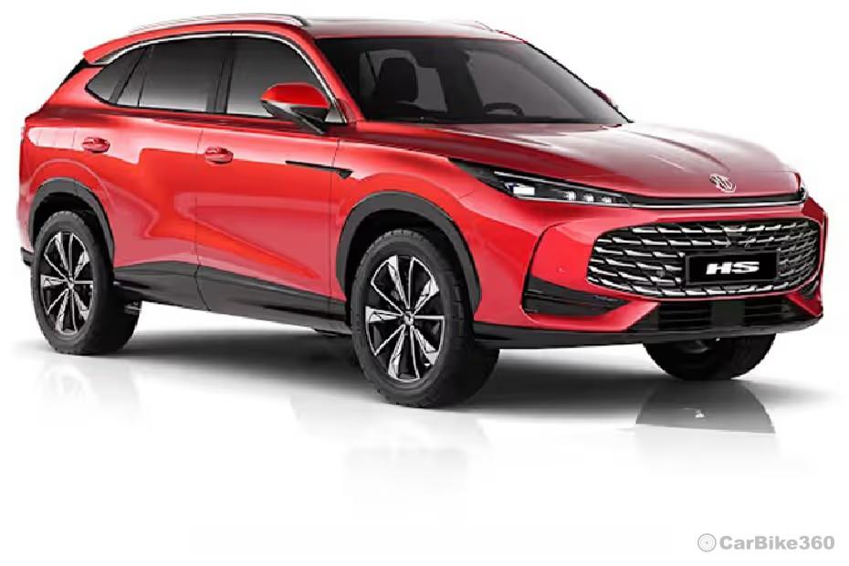 MG HS SUV Red Colour