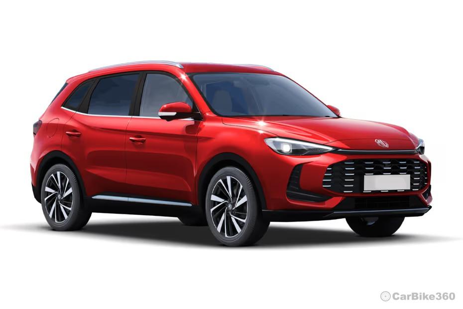MG ZS 2025 SUV Red Colour