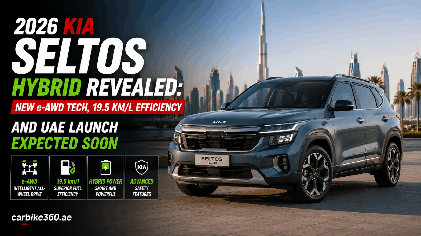 2026 Kia Seltos Hybrid Revealed: New e-AWD Tech, 19.5 km/l Efficiency and UAE Launch Expected Soon 2026 Kia Seltos Hybrid Revealed: New e-AWD Tech, 19.5 km/l Efficiency and UAE Launch Expected Soon