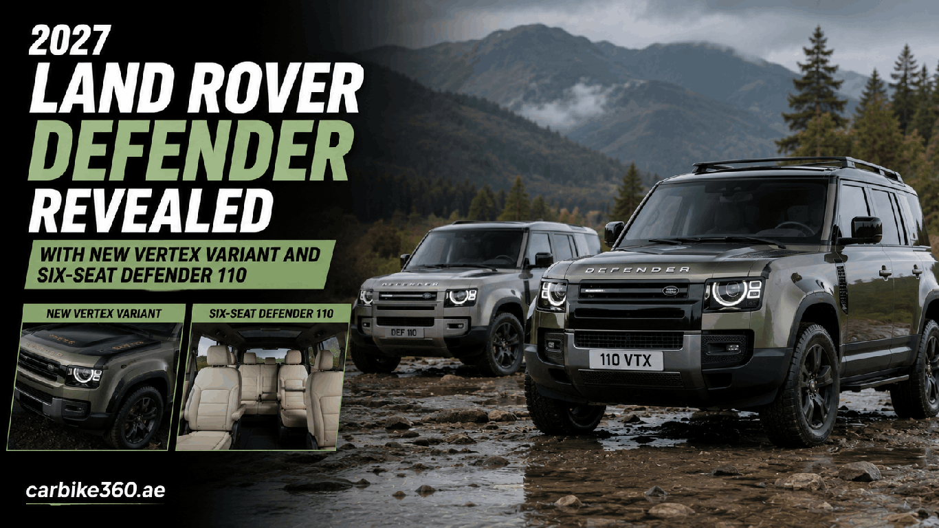 2027 Land Rover Defender Revealed With New Vertex Variant and Six-Seat Defender 110 2027 Land Rover Defender Revealed With New Vertex Variant and Six-Seat Defender 110