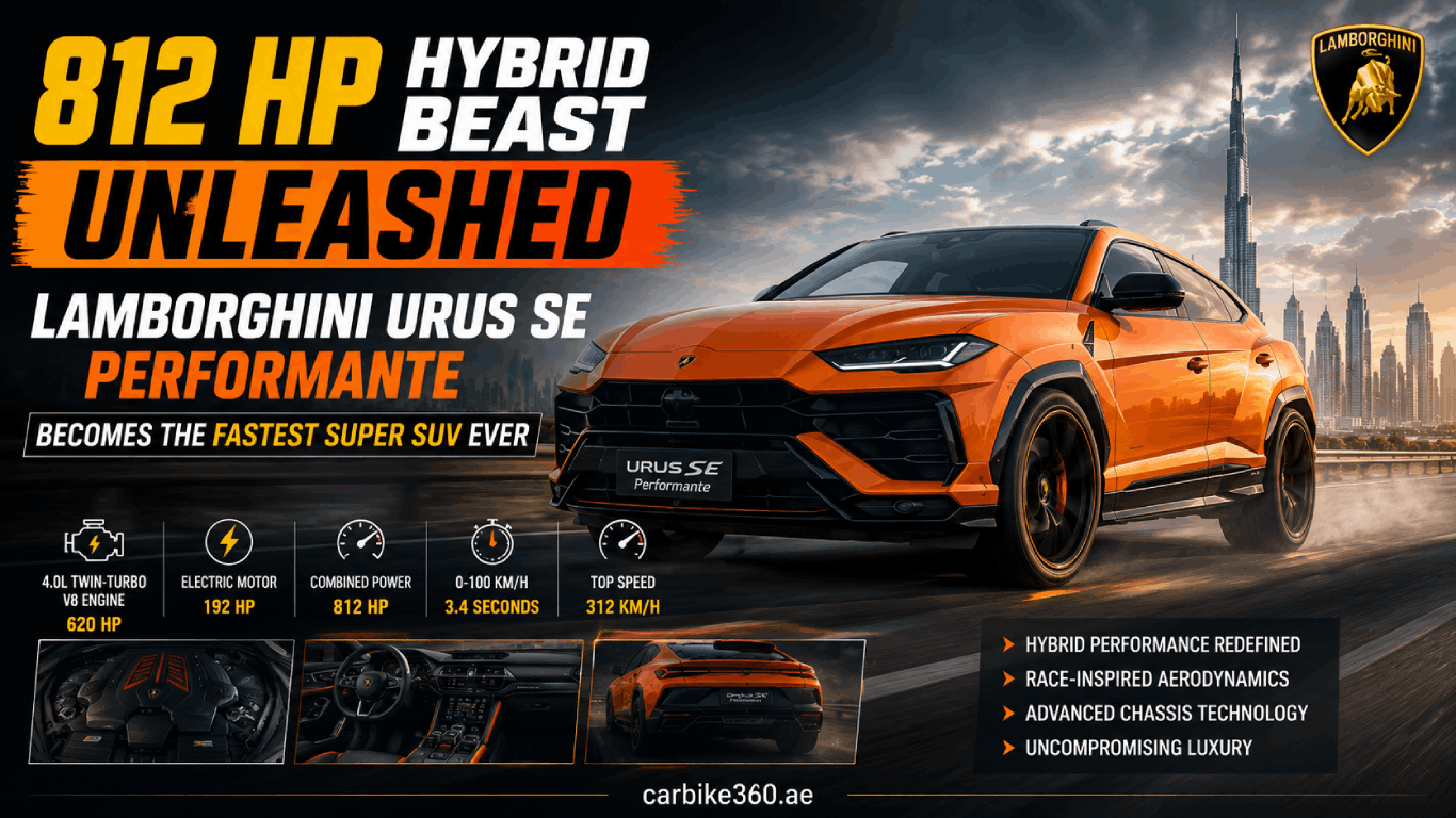 812 HP Hybrid Beast Unleashed: Lamborghini Urus SE Performante Becomes the Fastest Super SUV Ever 812 HP Hybrid Beast Unleashed: Lamborghini Urus SE Performante Becomes the Fastest Super SUV Ever