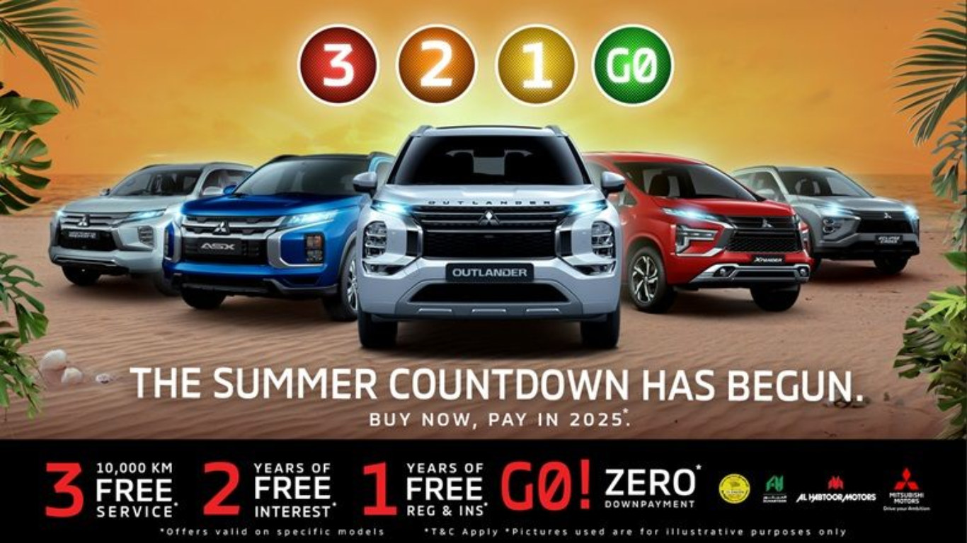 Al Habtoor Motors Launches 3-2-1 Go Offer on Mitsubishi Cars Al Habtoor Motors Launches 3-2-1 Go Offer on Mitsubishi Cars
