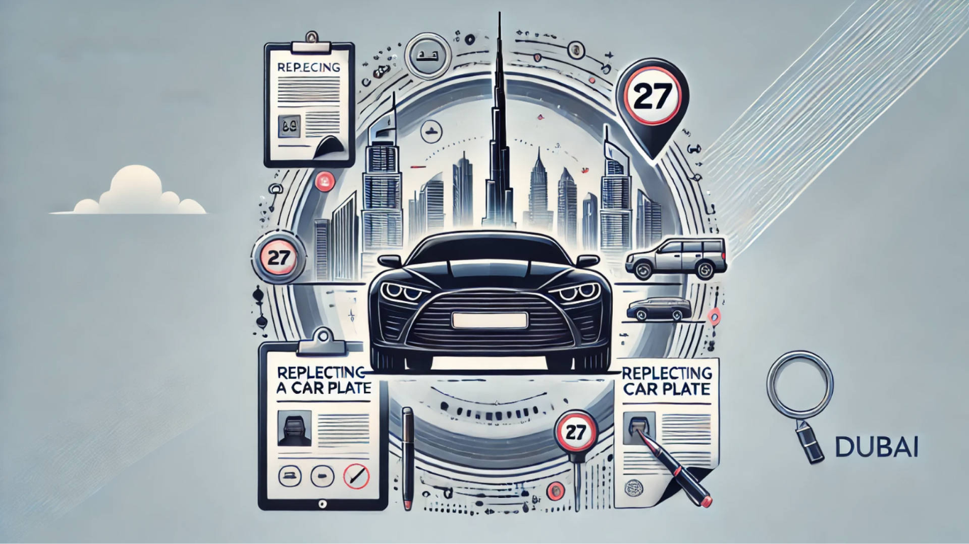 Complete Steps to Replacing a Lost Car Plate in Dubai Complete Steps to Replacing a Lost Car Plate in Dubai