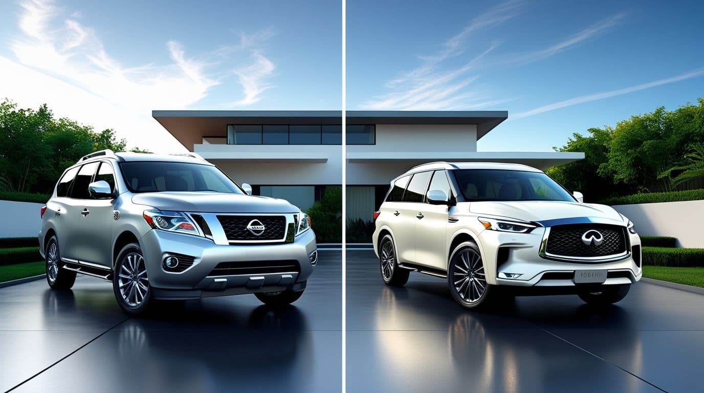 Infiniti QX60 vs Nissan Pathfinder: Luxury vs Value - Detailed Comparison Infiniti QX60 vs Nissan Pathfinder: Luxury vs Value - Detailed Comparison