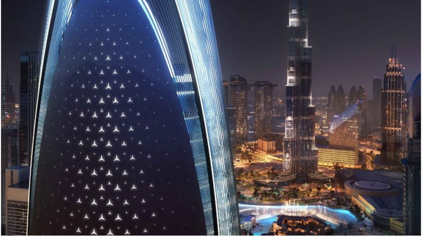 Dubai's First Branded Residential Skyscraper Is Unveiled By Mercedes-Benz Dubai's First Branded Residential Skyscraper Is Unveiled By Mercedes-Benz