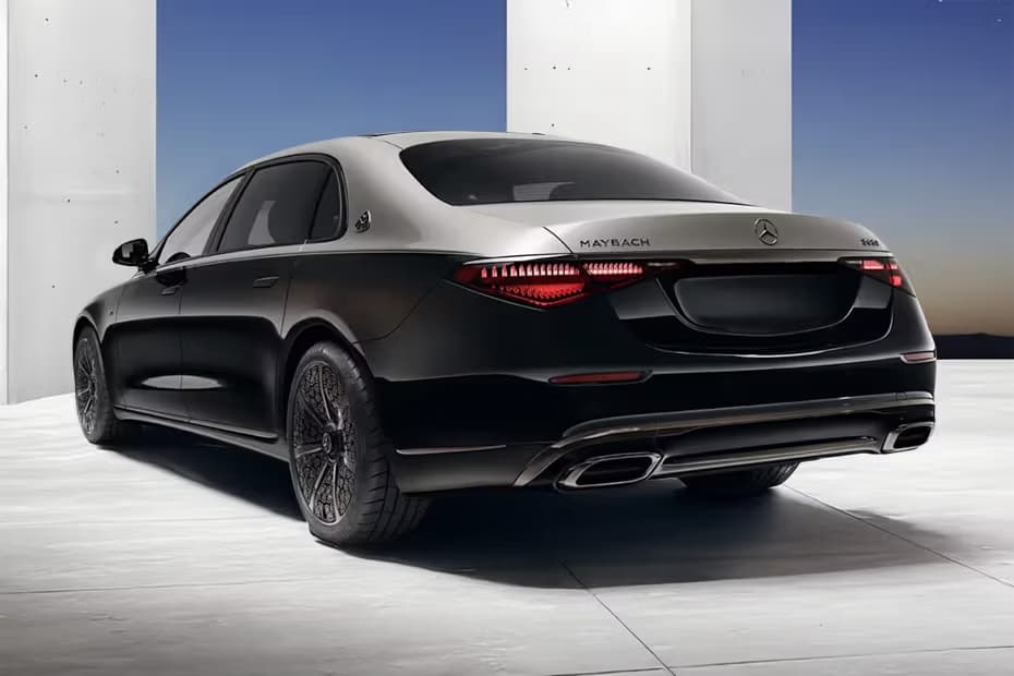 Rear Cross Side View Of Mercedes Benz - Maybach S Class Rear Cross Side View Of Mercedes Benz - Maybach S Class