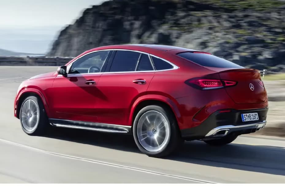 Mercedes-Benz GLE-Class Coupe Side And Rear Angle View Mercedes-Benz GLE-Class Coupe Side And Rear Angle View
