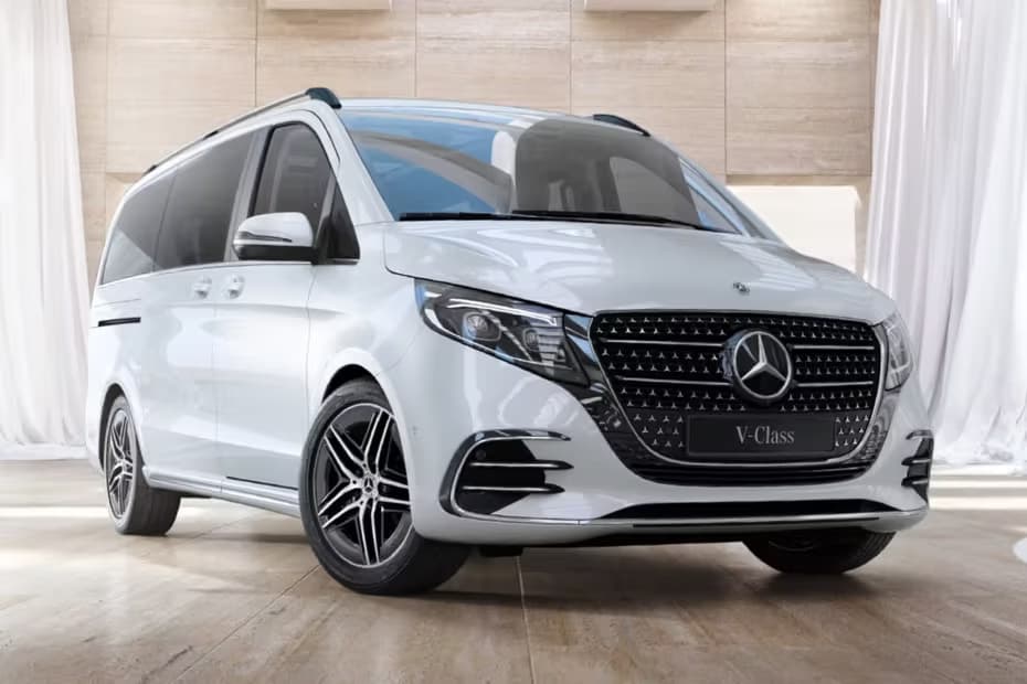 Front Grille- Mercedes-Benz V-Class Pearl White Van Front Grille Design Front Grille- Mercedes-Benz V-Class Pearl White Van Front Grille Design