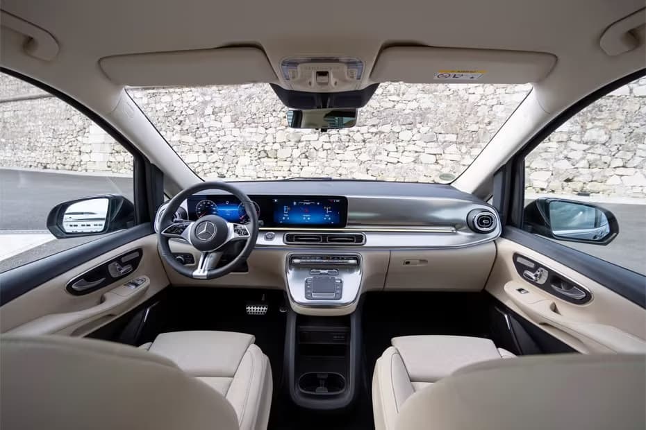 Dashboard- Mercedes-Benz V-Class Dashboard Layout With Dual Integrated Display Dashboard- Mercedes-Benz V-Class Dashboard Layout With Dual Integrated Display