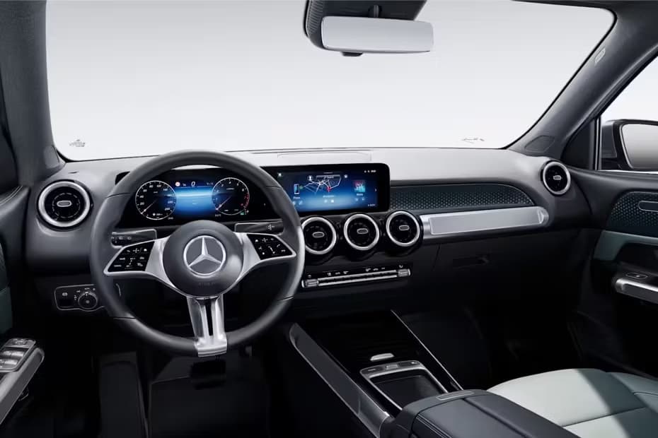 Mercedes-Benz GLB Class Dashboard Layout With Dual Ton Floating Display Mercedes-Benz GLB Class Dashboard Layout With Dual Ton Floating Display