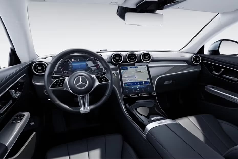 Mercedes-Benz CLE Dashboard Layout Dual Ton Touchscreen With Steering Wheel Mercedes-Benz CLE Dashboard Layout Dual Ton Touchscreen With Steering Wheel