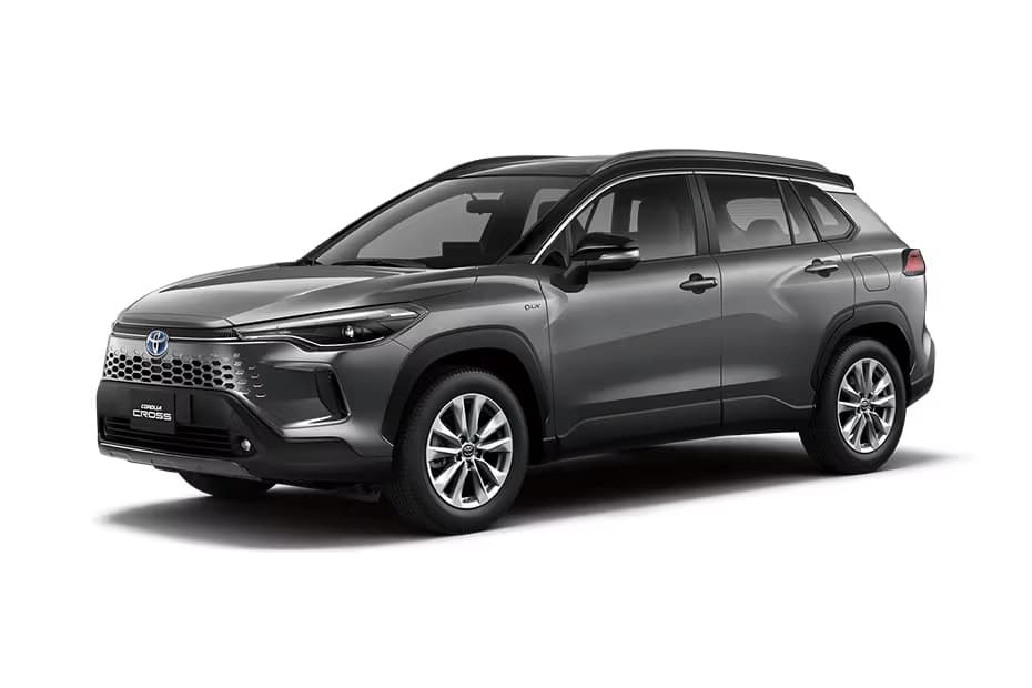Toyota Corolla Cross Hybrid Gray Metallic Black