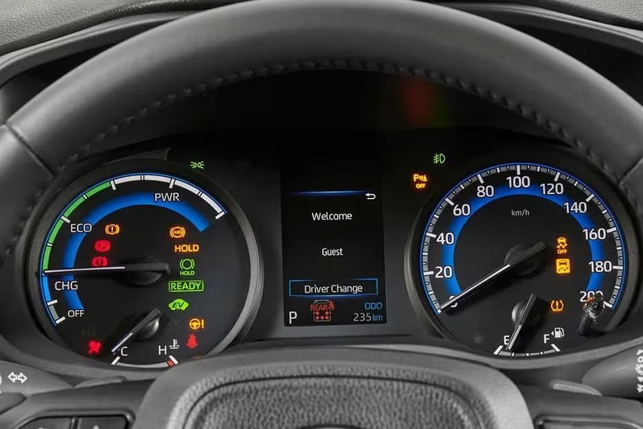 Toyota Innova Hycross Tacho Meters Closer VIew Toyota Innova Hycross Tacho Meters Closer VIew