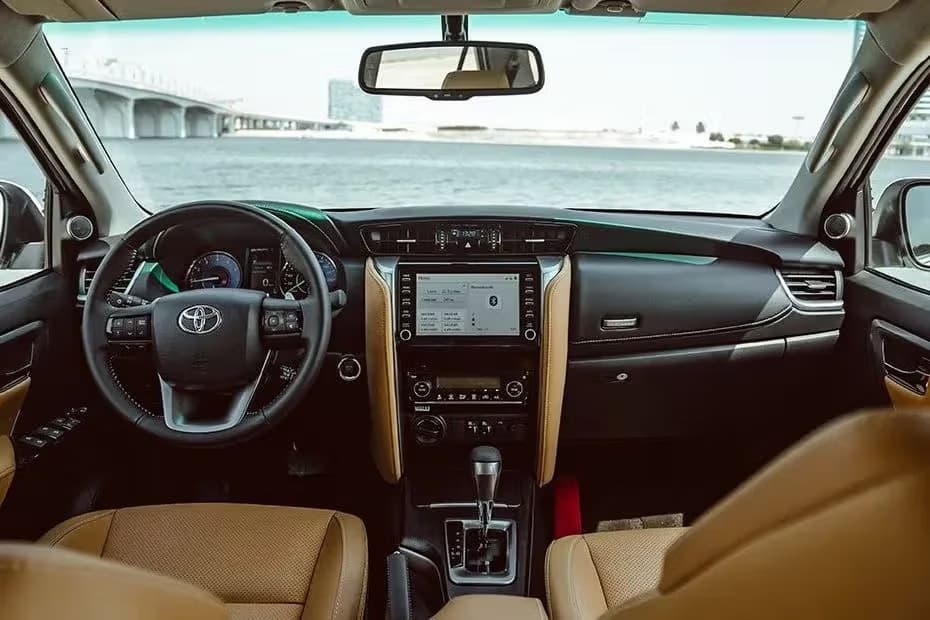 Toyota Fortuner Dashboard Layout Floating Screen Center Console And Dual Tone Interior Toyota Fortuner Dashboard Layout Floating Screen Center Console And Dual Tone Interior