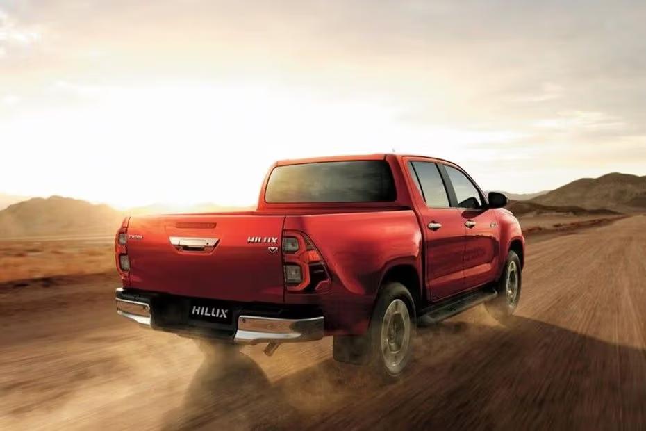 Toyota Hilux Rear Angle View Side Wheel Toyota Hilux Rear Angle View Side Wheel