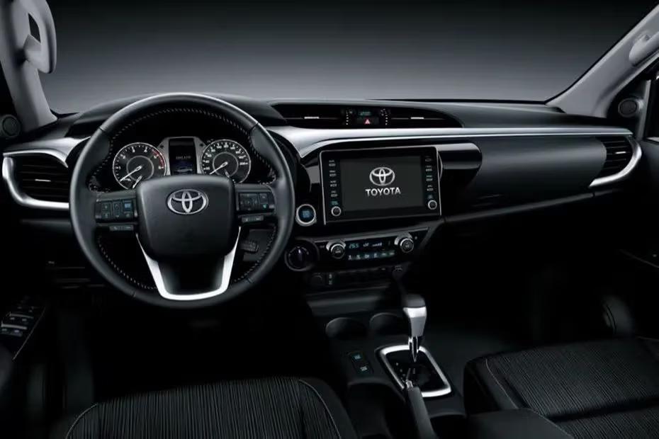 Toyota Hilux Dashboard Layout Floating Touchscreen Black them Interior Toyota Hilux Dashboard Layout Floating Touchscreen Black them Interior