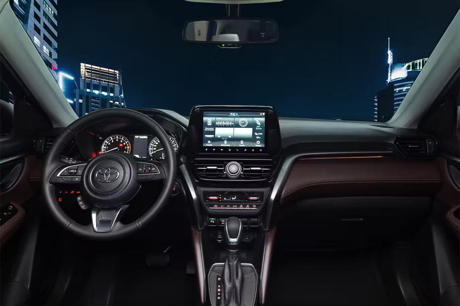 Toyota Urban Cruiser Dashboard Layout Floating Touchscreen With Dual Tone Interior Toyota Urban Cruiser Dashboard Layout Floating Touchscreen With Dual Tone Interior