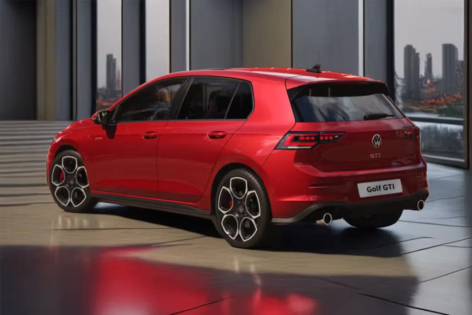 Volkswagen Golf GTI Rear Cross Side View Volkswagen Golf GTI Rear Cross Side View