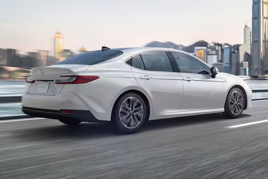 Toyota Camry Hybrid Rear Medium Side View With Tail Light And Wheel Toyota Camry Hybrid Rear Medium Side View With Tail Light And Wheel