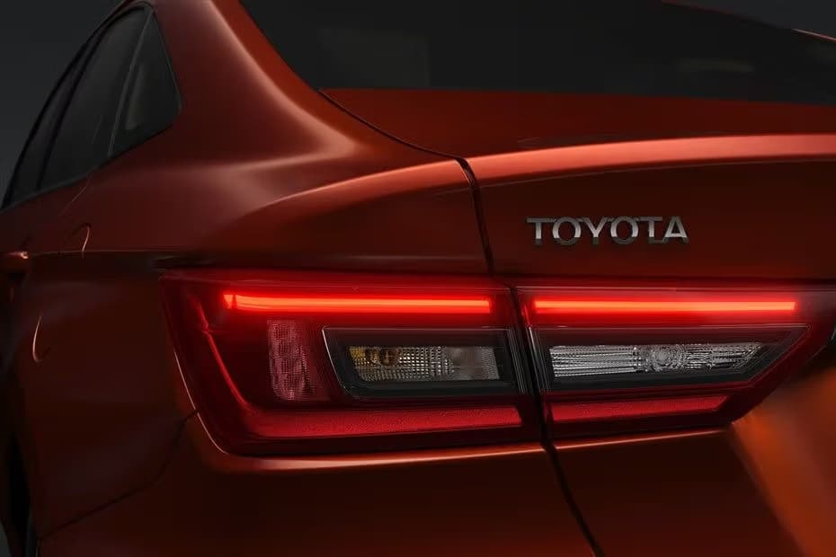 Yaris sedan Tail light view Yaris sedan Tail light view