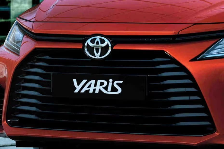 Yaris sedan front grill view Yaris sedan front grill view