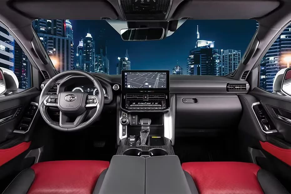 Toyota Land Cruiser Dashboard Layout Floating Touchscreen Display Dual Ton Interior Toyota Land Cruiser Dashboard Layout Floating Touchscreen Display Dual Ton Interior