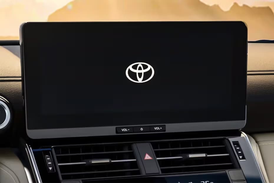 Toyota Land Cruiser Hybrid Stereo Floating Touchscreen Display AC Vents Toyota Land Cruiser Hybrid Stereo Floating Touchscreen Display AC Vents