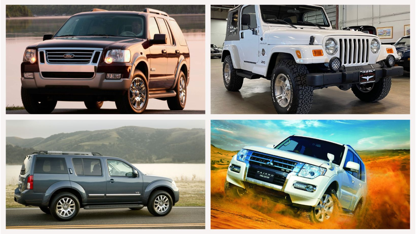 Top 5 4WD SUVs Under AED 25,000 Top 5 4WD SUVs Under AED 25,000
