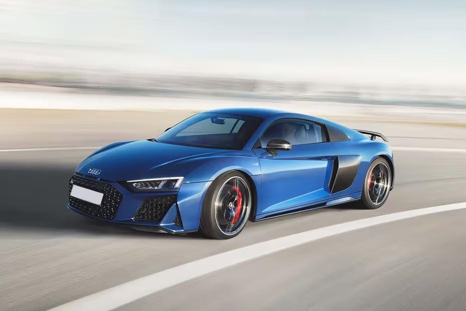 Audi R8 Coupe 2026 Front Left Perspective Angle Audi R8 Coupe 2026 Front Left Perspective Angle