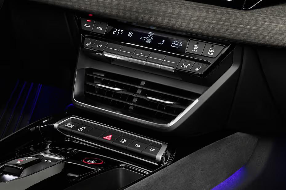 Audi S E-Tron GT 2026 interior dashboard climate control system AC controls Audi S E-Tron GT 2026 interior dashboard climate control system AC controls