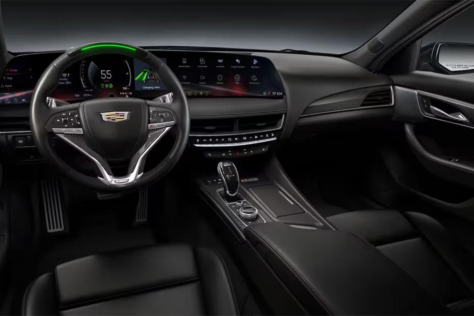 Cadillac CT5 V 2026 Dashboard layout with dual integrated displays Cadillac CT5 V 2026 Dashboard layout with dual integrated displays