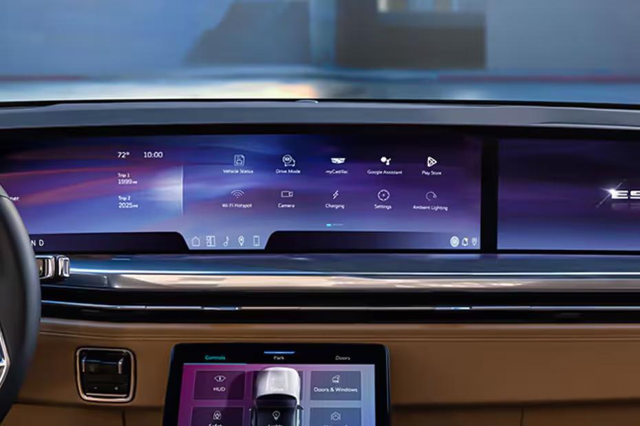 Cadillac Escalade IQ 2026 SUV Floating touchscreen infotainment system Cadillac Escalade IQ 2026 SUV Floating touchscreen infotainment system