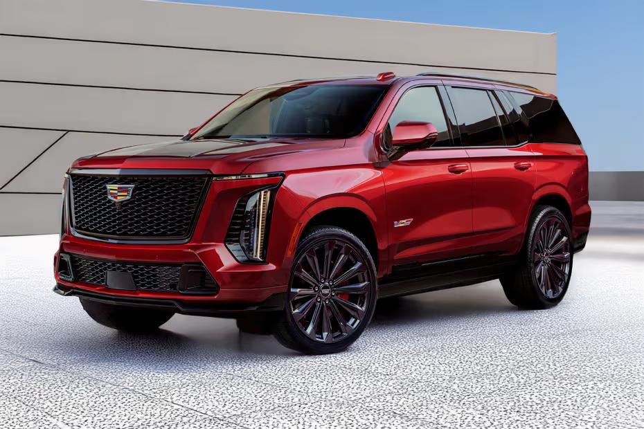 Cadillac Escalade V 2026 Front Left Side Angle View Cadillac Escalade V 2026 Front Left Side Angle View